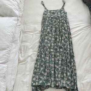 Neuflora Lexington Floral Green Dress